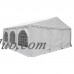 Enclosure Kit with Windows for Party Tent, 20' x 20'/6m x 6m, White, (Frame and Cover Not Included)   554795095